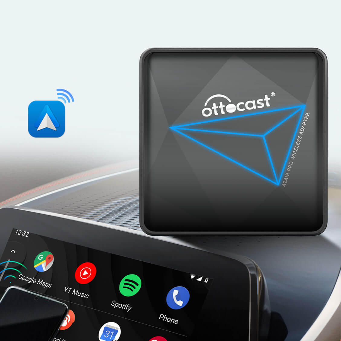 Wireless Android Auto Adapter A2Air Pro (Today's Special Offer of 26% Discount)