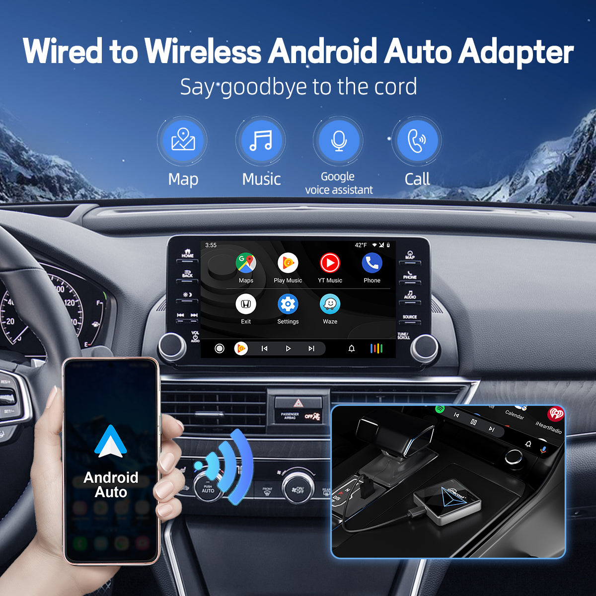 A2Air Pro – محول Android Auto لاسلكي