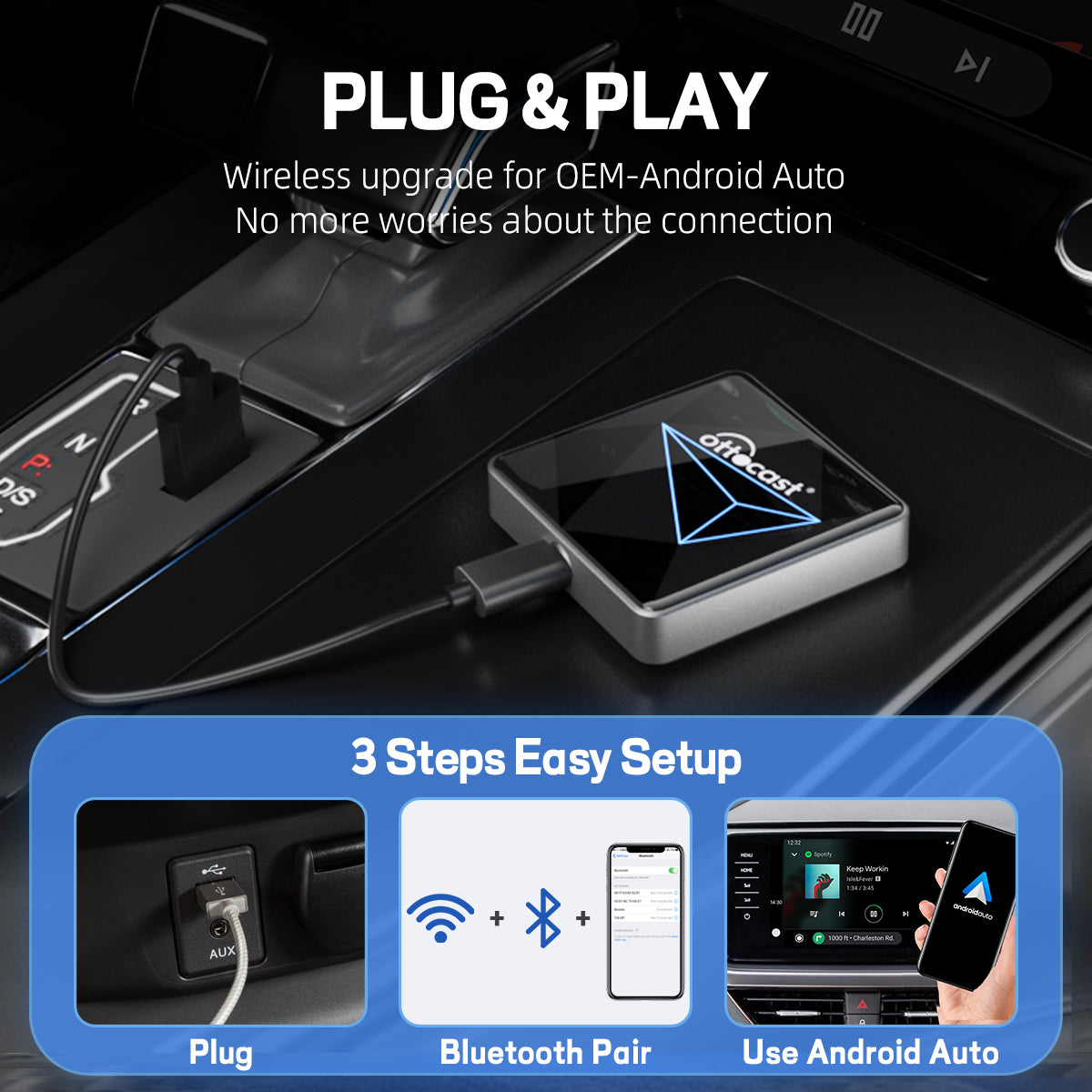 A2Air Pro – محول Android Auto لاسلكي