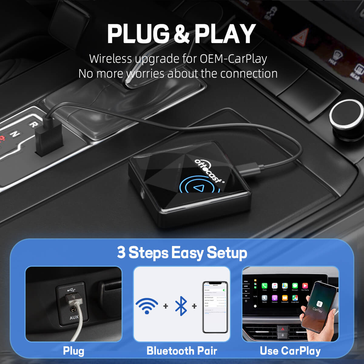 U2AIR Pro – محول CarPlay لاسلكي
