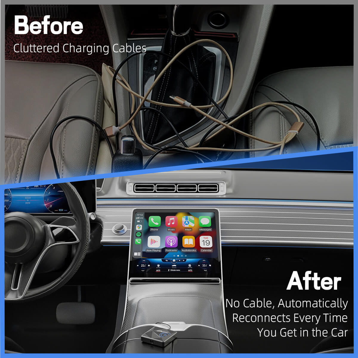 U2AIR Pro – محول CarPlay لاسلكي