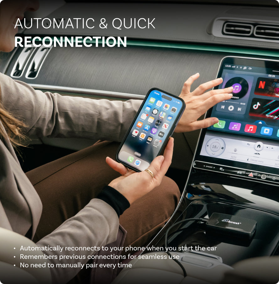 Play2Video Pro – محول لاسلكي الكل في واحد لـ CarPlay و Android Auto