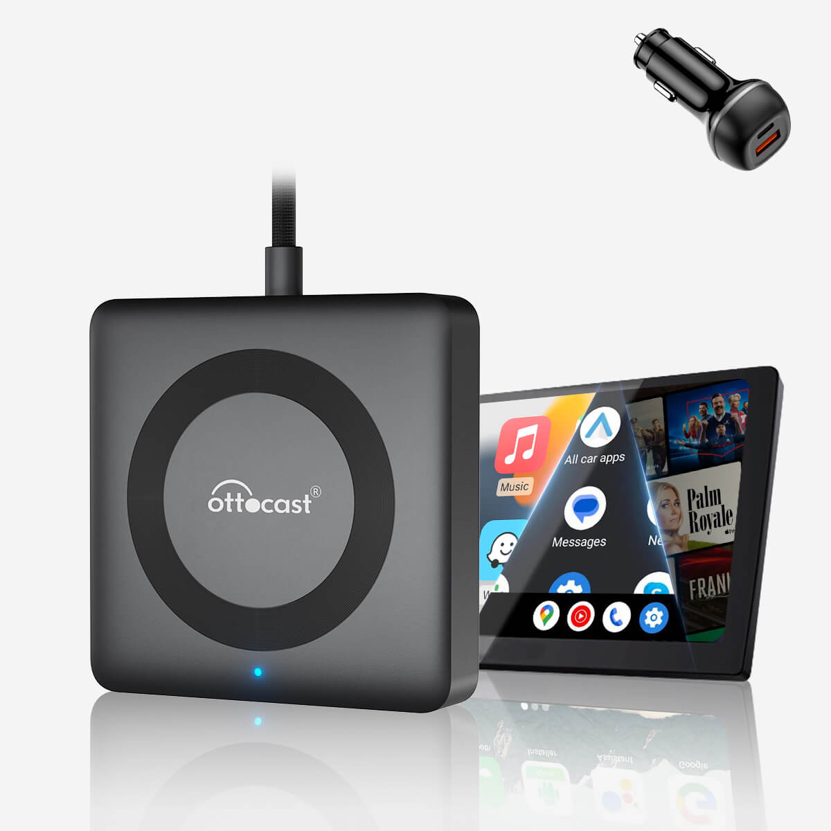 Car TV Mate Pro – محول وسائط متعددة عبر HDMI و CarPlay لاسلكي