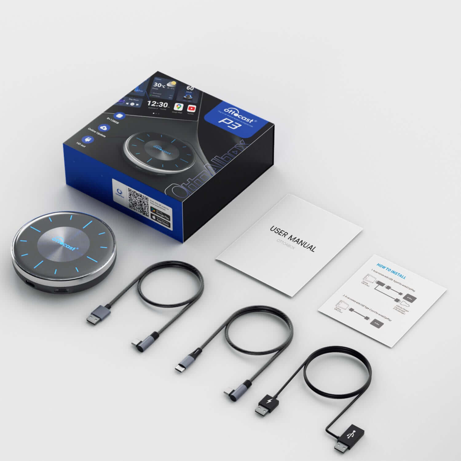 عرض اليوم – خصم ‎26٪‎ | جهاز OttoAibox P3 – صندوق CarPlay الذكي بالذكاء الاصطناعي