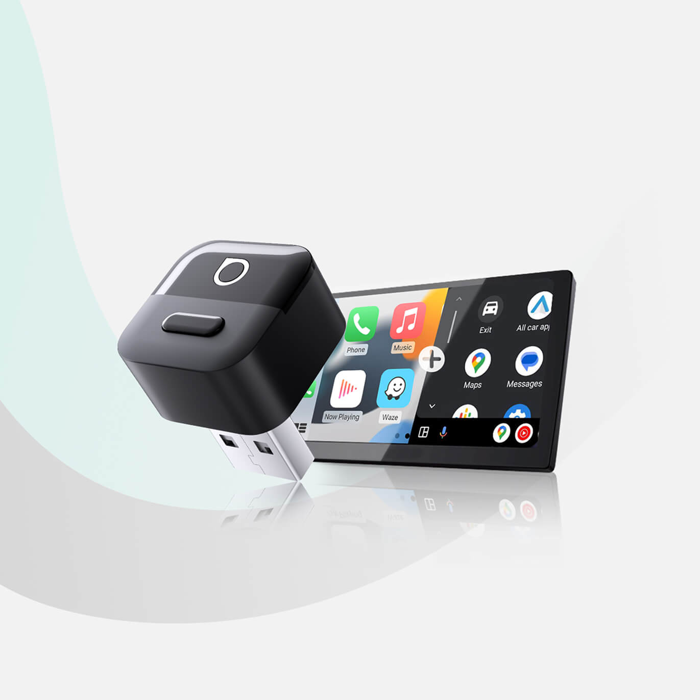 محول Ottocast Mini Pico اللاسلكي لـ CarPlay وAndroid Auto